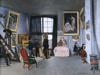 バジレススタジオ 作： Jean Frederic Bazille